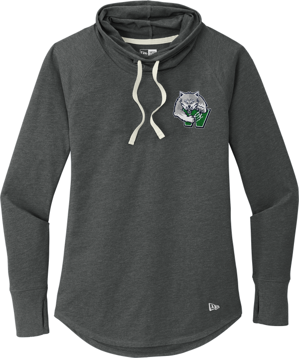 Woodbridge Wolfpack New Era Ladies Sueded Cotton Blend Cowl Tee